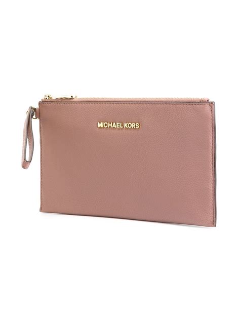 michael kors clutch rosa|Michael Kors clutch outlet.